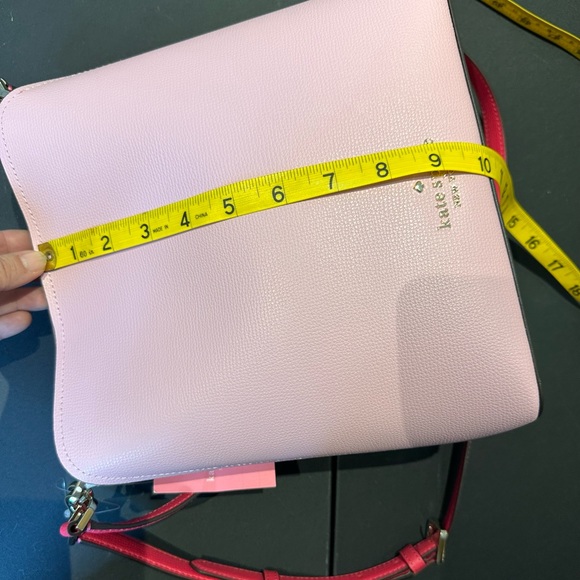 Kate Spade palm pink color block large bucket bag. NWT - Picture 7 of 12